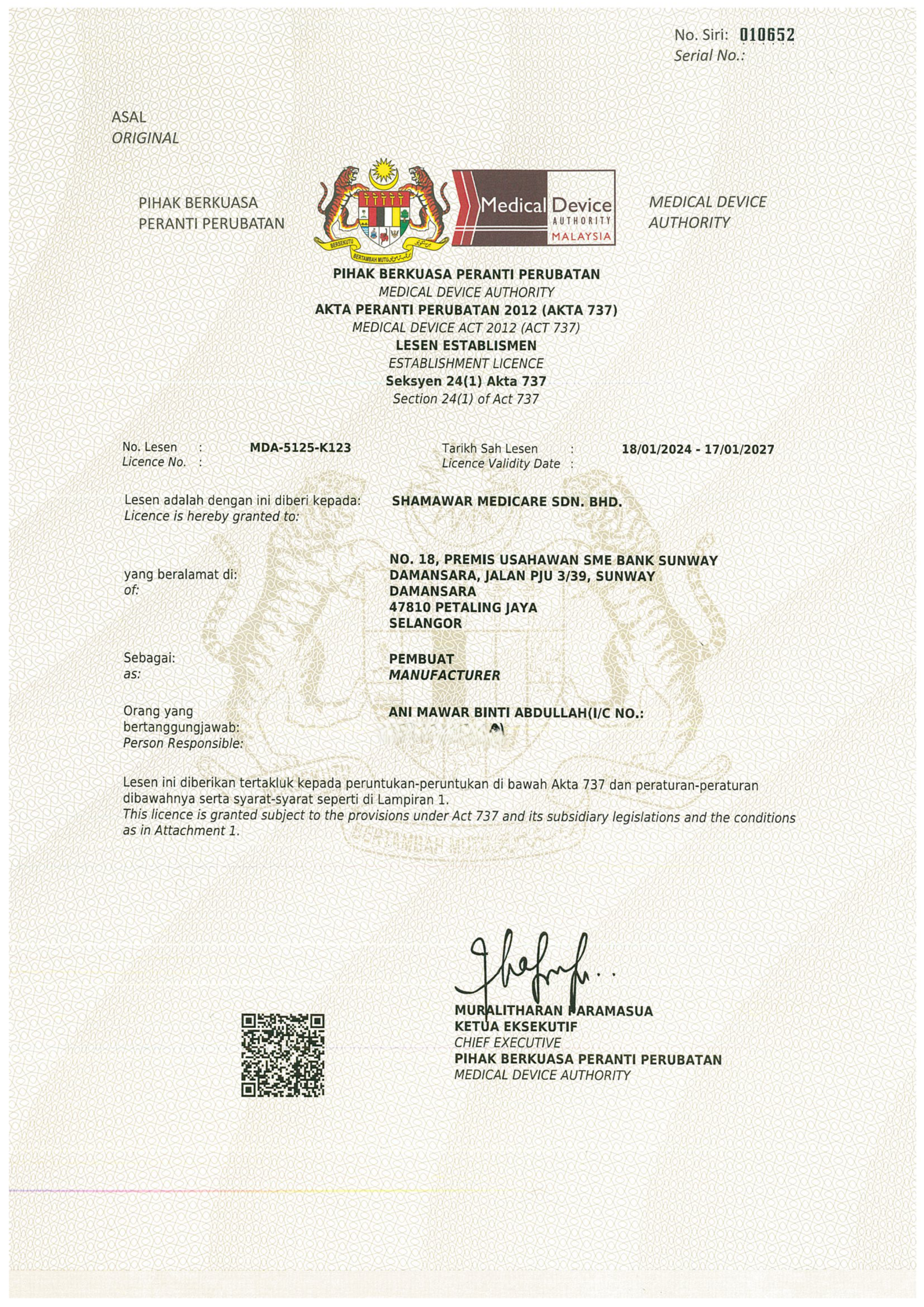 Establishment_Licence_Medicare_Manufacturer_Page_1_HD